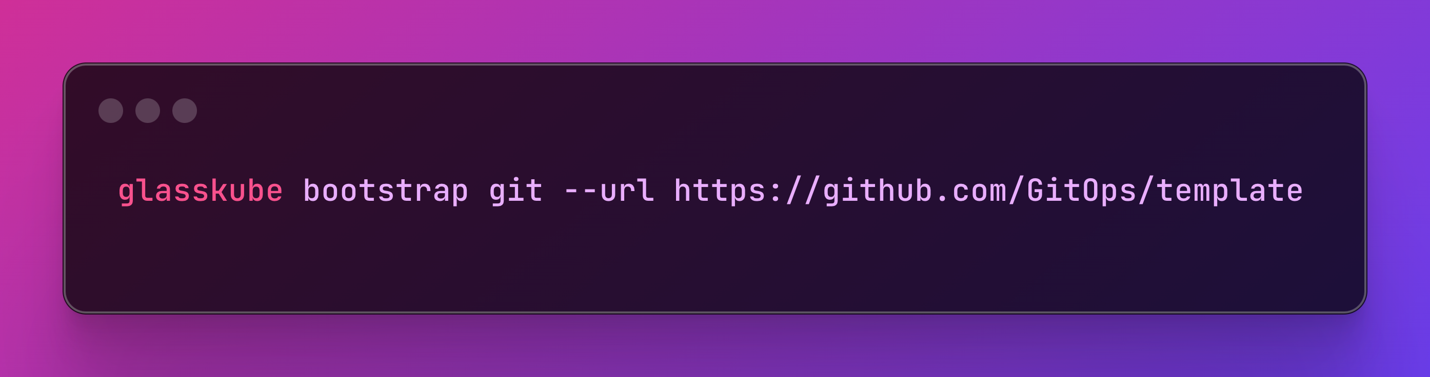 Glasskube GitOps command
